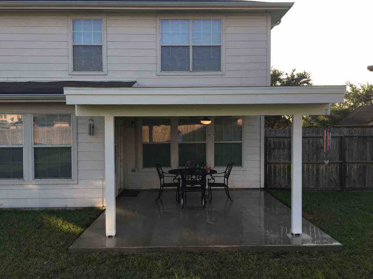 Pergola Covered Patio Covers Wood Building Materials with Composite Shingles and Ceiling Fan